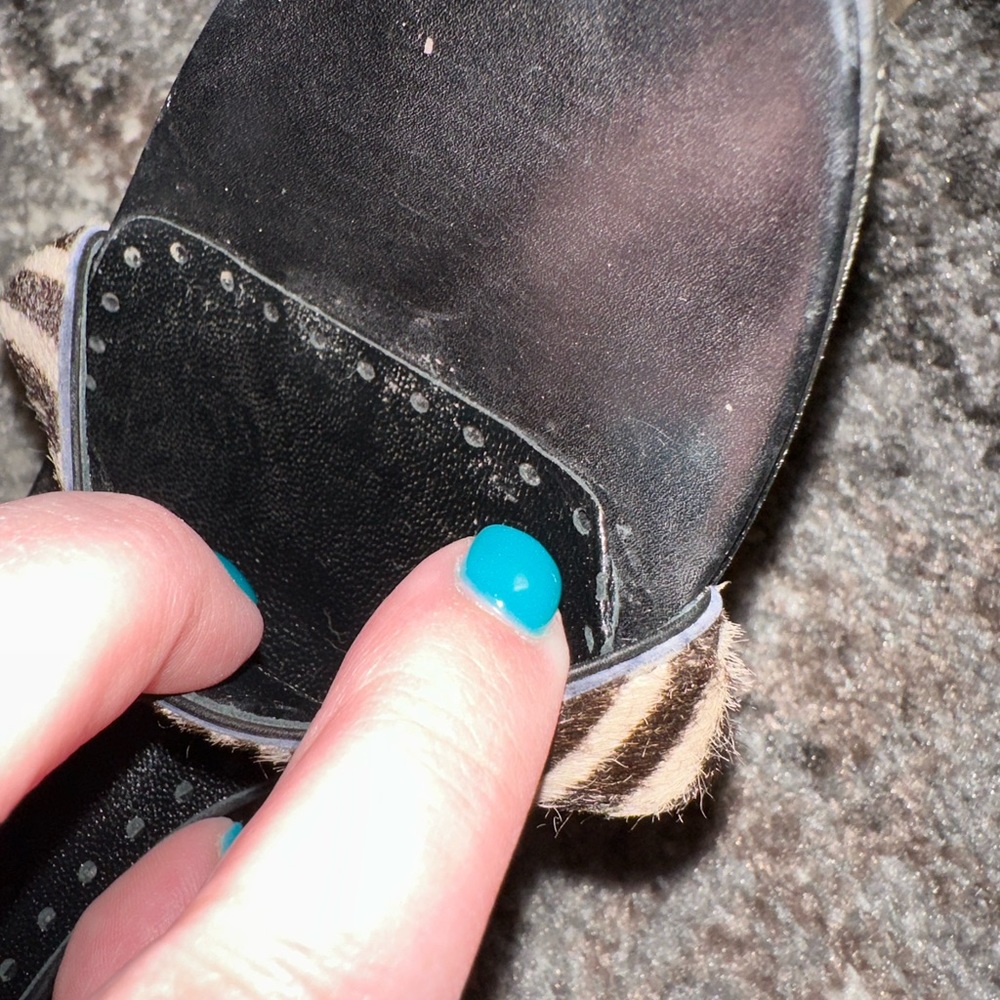 Kate Spade zebra print heels - Picture 5 of 6